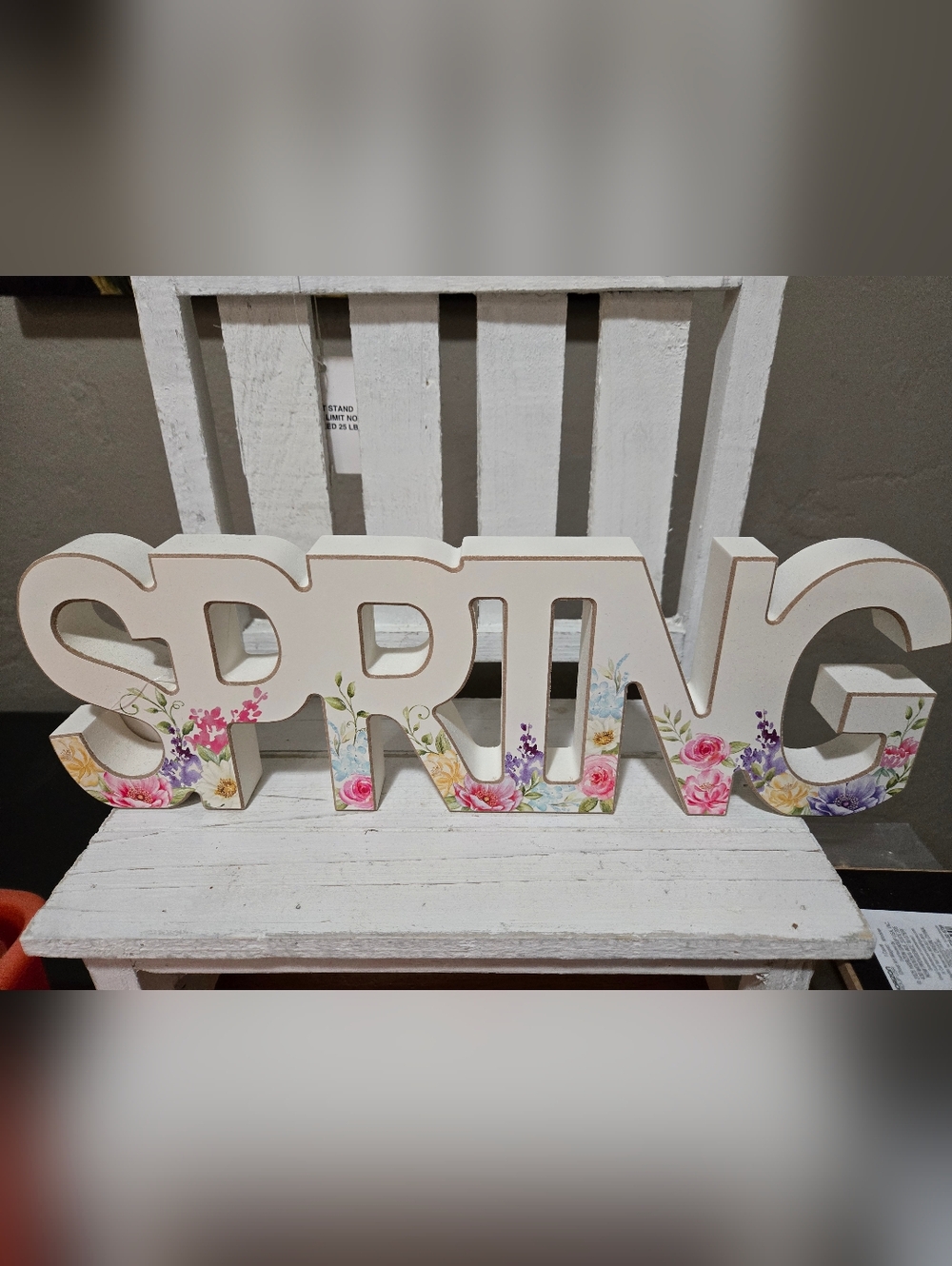 Floral SPRING Sign